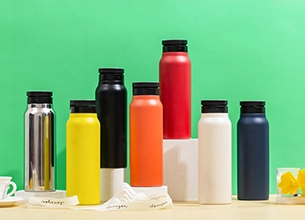 stainless steel water bottle with powder coating